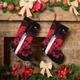 thumbnail image 5 of Lsque 18 Inches Chucky Pattern Christmas Stockings Hanging Ornaments,Knitted Xmas Fireplace Hanging Stocking,Holiday Decoration, 5 of 8