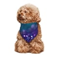 thumbnail image 4 of Naloa Purple and Green Glitter Dog Bandanas 1PC Washable Triangle Dog Scarfs Premium Durable Fabric, for Small Medium Large Dogs and Cats, 4 of 6