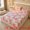 78.0"x79.9" Pink/Purple, variant on Unique Bargains Fitted Sheet Polyester Anti Wrinkle Soft Bedding 39.0"x74.8" Pink & Yellow