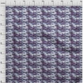thumbnail image 4 of oneOone Polyester Spandex Dark Blue Fabric Abstract Zigzag Fabric For Sewing Printed Craft Fabric By The Yard 56 Inch Wide, 4 of 4