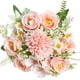 thumbnail image 2 of Ramo de peonías de seda artificial flores falsas ramo de novia y decoración para el hogar, 2 of 6