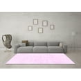 thumbnail image 3 of Ahgly Company Indoor Rectangle Solid Pink Modern Area Rugs, 6' x 9', 3 of 4