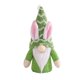 thumbnail image 2 of Naiovety Decoraciones de Pascua Festival Adorno Diseño de escena Colgantes Orejas de conejo Muñecas Colgante Adorno Colgante de muñeco de gnomo de Kits de decoración para fiestas Verde Naiovety HA061964-03B, 2 of 6