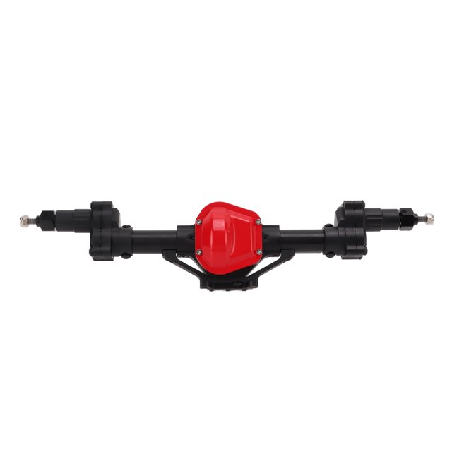 Juego de eje de portal trasero de coche RC de metal mecanizado CNC para piezas de coche trepador de control remoto Axial SCX10 1/10 negro
