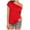 79Red190, variant on XAOFW Women's T-Shirts Solid Color Short Sleeve Off Shoulder Irregular Fashion T Shirts Leisure Wear Loose Fit Tee Shirts Home Lounging Breathable Cozy Tops