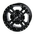 thumbnail image 1 of Beartooth Wheel 14x7 5.0 + 2.0 Matte Black 4/137 Compatible With Can-Am Maverick X3 Max X RS Turbo RR Smart-Shox 2021, 1 of 1