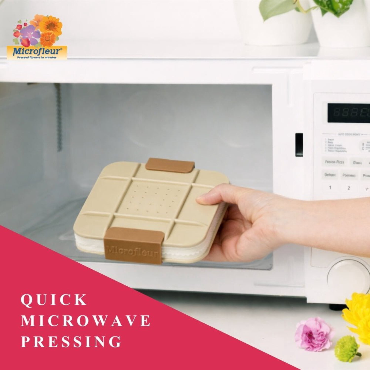 Microfleur Regular Microwave Flower Art Press Kit