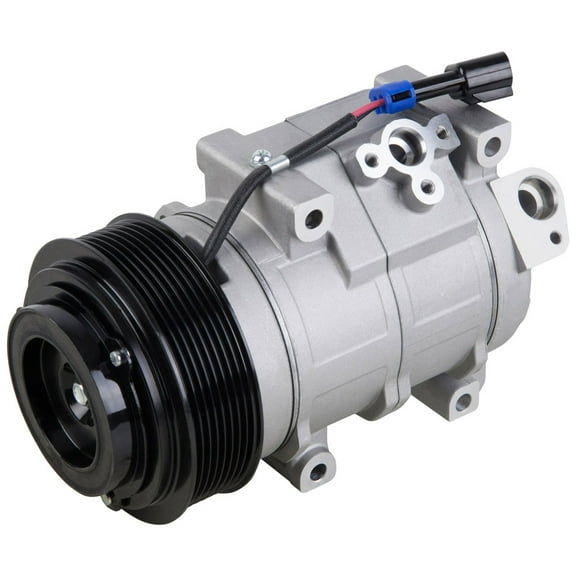 AC Compressor & 8-Groove A/C Clutch For John Deere Replaces AT367640 10SRE18C - BuyAutoParts