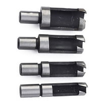 YSNOOWE 4Pcs Drill Wood Carpentry Tools Plug Cutter for Precise and Efficient Work