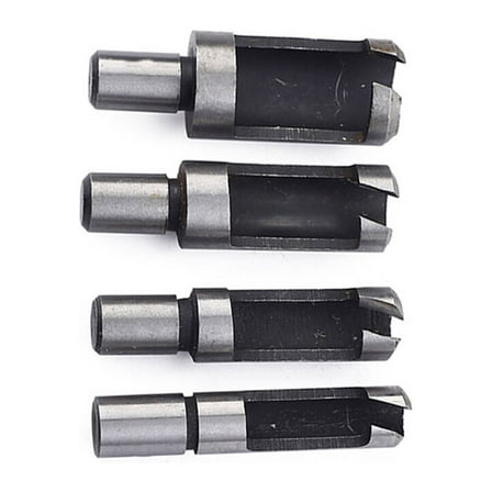 YSNOOWE 4Pcs Drill Wood Carpentry Tools Plug Cutter for Precise and Efficient Work