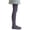 Gray, variant on Girls' Footed Tights Ribbed Knit Stretch Pull-On Full Length Sweet Bow Detail Dance Ballet School Playground Everyday Wear