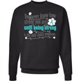 thumbnail image 2 of Inktastic Ovarian Cancer Being Strong Adult Sweatshirt, 2 of 4