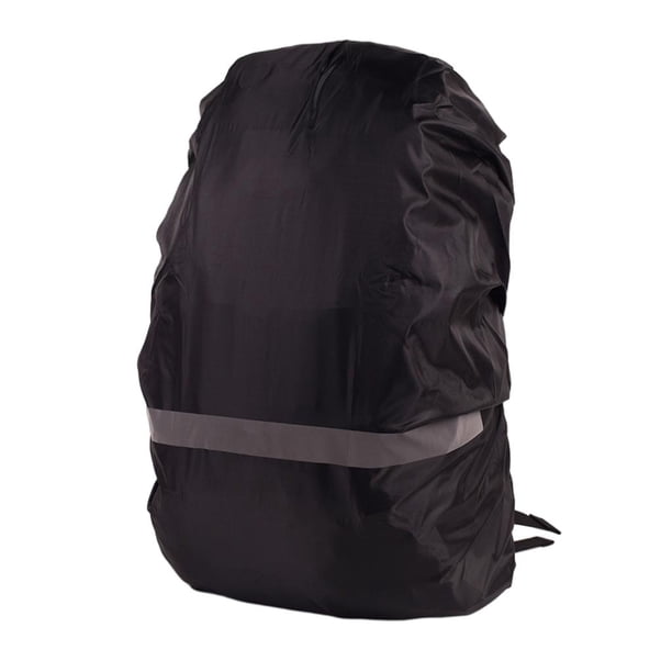 Mochila reflectante Cubierta de lluvia Senderismo Mochila al aire libre Cubierta de lluvia con reflectante Negro kusrkot funda de mochila