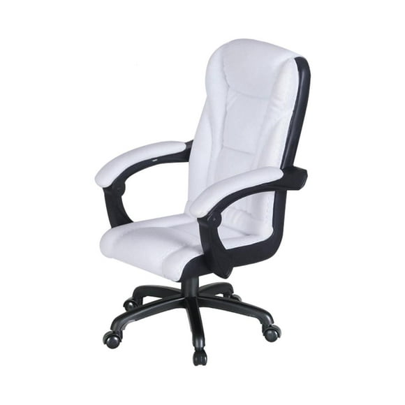 1:6 Homme Soldat Pivotant Chaise de Bureau Chaises Blanches