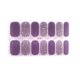 thumbnail image 1 of 1 hoja de tira de gel para uñas, sin rayos UV, fácil de aplicar y quitar, autoadhesiva, de larga duración, resistente al agua, con purpurina de calidad, color sólido, decorativa., 1 of 8