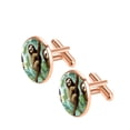 thumbnail image 2 of Sloth Dapper Silver Stainless Steel Cufflinks | Shirt Cufflinks Suitable for Formal Attire | Made of Premium Stainless Steel, 2 of 6