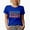 Royal Blue, variant on Certified Muscle Mommy, Weightlifter or Bodybuilder Mom Themed, Groovy Retro Wavy Text Merch Gift, Black T-Shirt, Large
