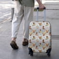 thumbnail image 3 of Gray Highland Cow Flower Boot Pattern Luggage Cover Fashion Suitcase Cover Baggage Covers Fit 25-28 Inch Luggage (Go Travel), 3 of 5