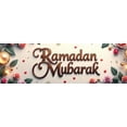 thumbnail image 4 of LUUFILx Ramadan Mubarak Backdrop Decorations Lanterns Crescent Stars Mosque Celebration Party Supplies Banner Ramadan Kareem Festive Display Photography Props, 4 of 8