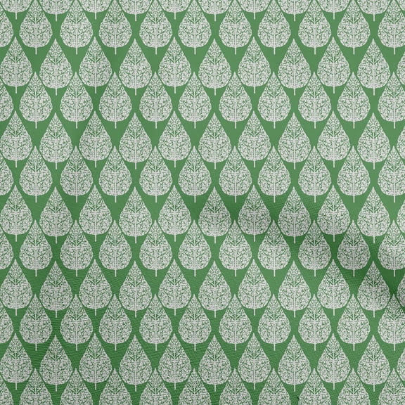 oneOone Polyester Spandex Green Fabric Block Sewing Material Print Fabric By The Yard 56 Inch Wide-GT