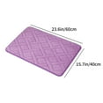 thumbnail image 3 of Kafsov Bath Rugs for Bathroom Non Slip Bath Mats, Non Slip Quick Dry Super Absorbent Bathroom Rugs Fit Under Door-Washable Bathroom Floor Mats, Shower rug for in Front of Bathtub Shower Room Purple, 3 of 6