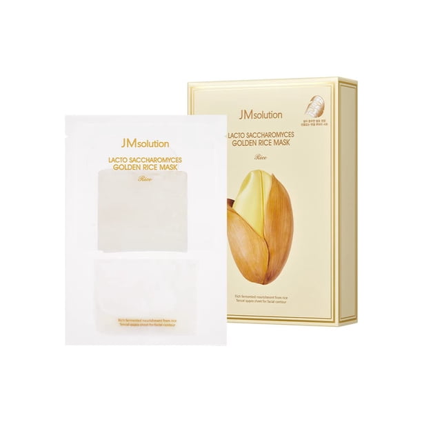 Mascarilla facial para el cuidado de la piel JmSolution Lacto con extracto de arroz dorado