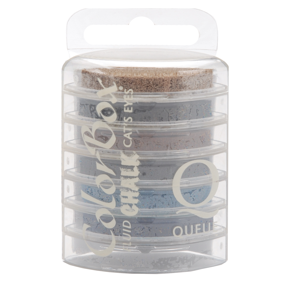 ColorBox Fluid Chalk Cat's Eye Ink Pads Queue 6/PkgChocolates