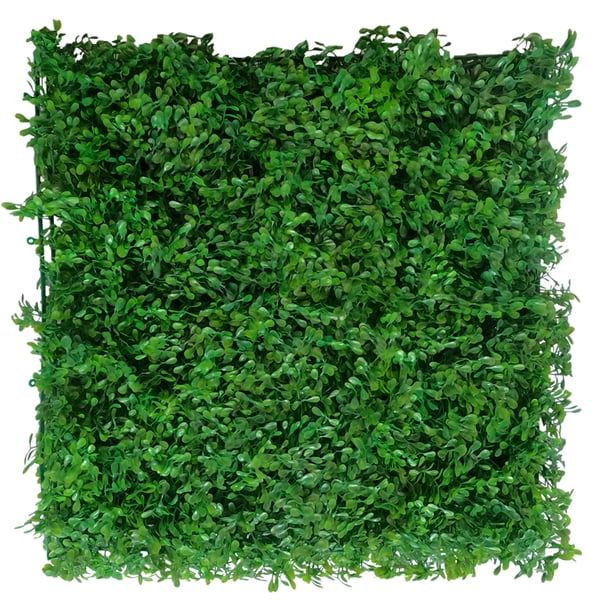 Deco Flora 16pzs Follaje Sintético Para Muro Verde Milán Panel decorativo 16 piezas de Milán