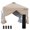Beige, variante sur Outsunny Abri Instantané 10 Pieds x 10 Pieds, Tente Pliante, Abri Solaire Instantané, Rouge