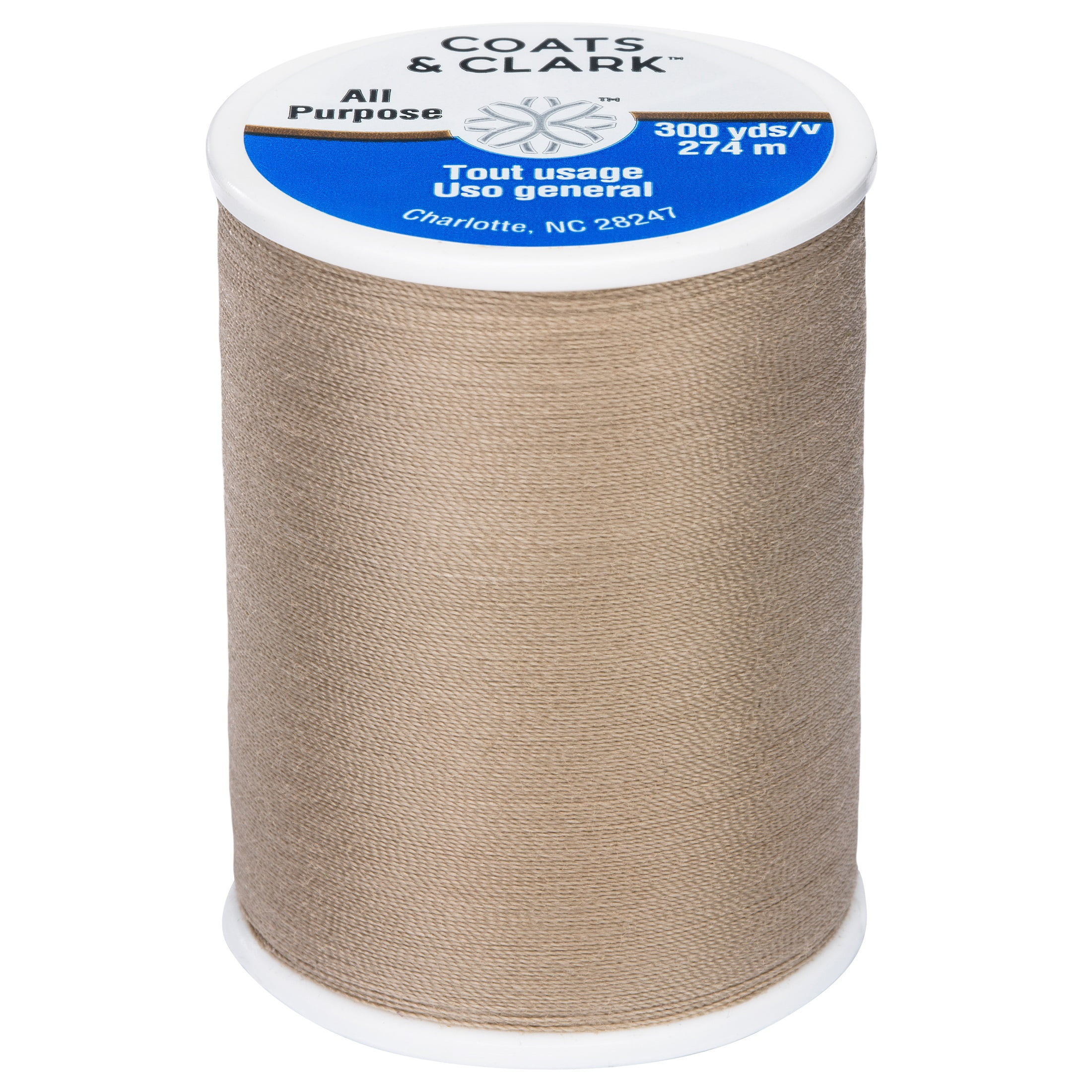 (3 pack) Coats & Clark All Purpose Dogwood Polyester Thread, 300 Yards