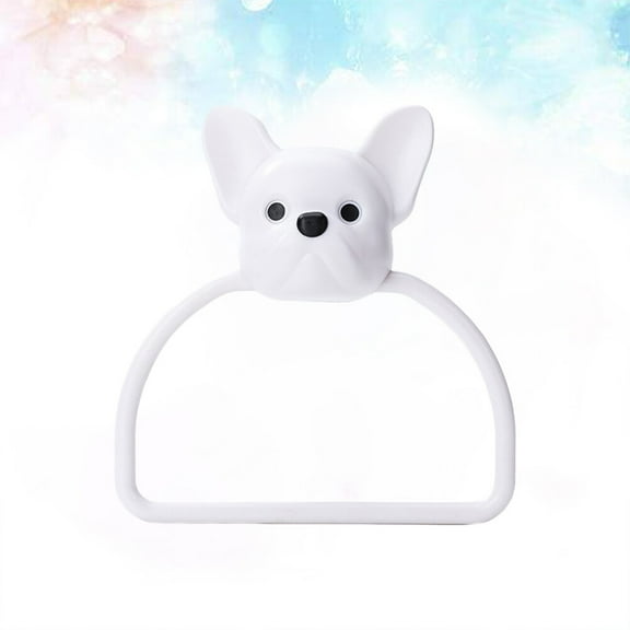 WHAMVOX  2 PCS Cartoon Towel Rack Easy Install Holder Child