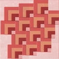 thumbnail image 1 of Ahgly Company Machine Washable Indoor Square Transitional Light Salmon Pink Area Rugs, 6' Square, 1 of 7