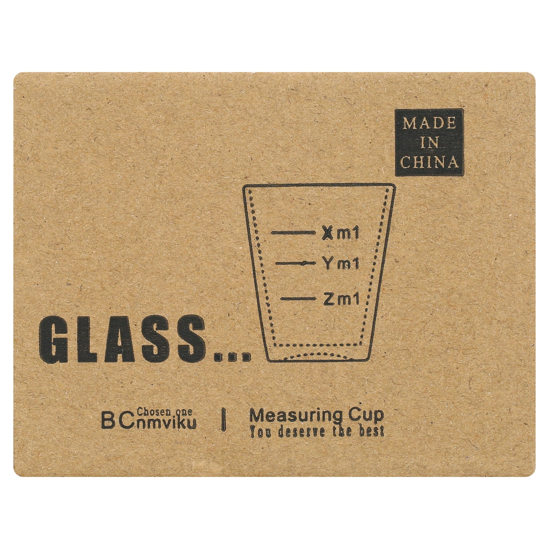 BCnmviku Measuring Cup Shot Glass 4 Ounce/120ML Liquid Heavy High Espresso  Glass Cup Black Line (1, Black)