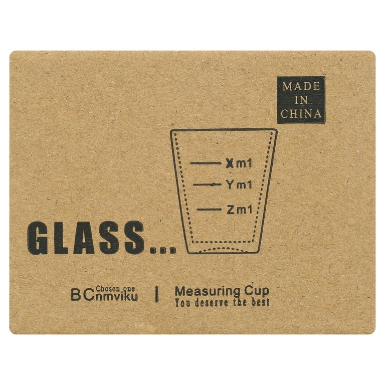 BCnmviku Shot Glass Measuring Cup 3 Ounce/90ML Liquid Heavy