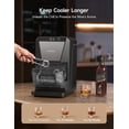 thumbnail image 3 of HiCOZY Ice Maker Clear Ice Ball Maker Countertop, Sphere Ice Maker with IcyGem Technology, 2 Ice Balls in 60Mins, 40 pcs/Day, Self-Cleaning Ice Machine with Ice Tong for Cocktails, Whiskey & Bourbon, 3 of 8