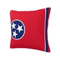 thumbnail image 2 of Decorative Throw Pillow Cover Flag Of Tennessee Square Pillowcases Cushion for Farmhouse Home Decor 16"x16", 2 of 7