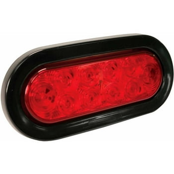 Blazer International LED 6 in. Submersible Oval Stop/Tail/ Turn Light, Red