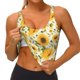 thumbnail image 3 of Fotbe Beautiful Countryside Sunflower Sujetador Deportivo Largo sin Aros para Mujer con Almohadillas y Soporte Medio, Transpirable y Absorbente, Camiseta Tipo Chaleco o Tank Top-Small, 3 of 8