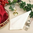 thumbnail image 5 of Balsa Circle 20 Pieces 20" x 20" Ivory Premium Velvet Napkins Home, 5 of 7