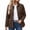 y287_Brown, variant on Quilted Jackets for Women Winter Long Sleeve Lightweight Puffer Jacket with Pockets Snaps Oversized Warm Coats, S-3XL