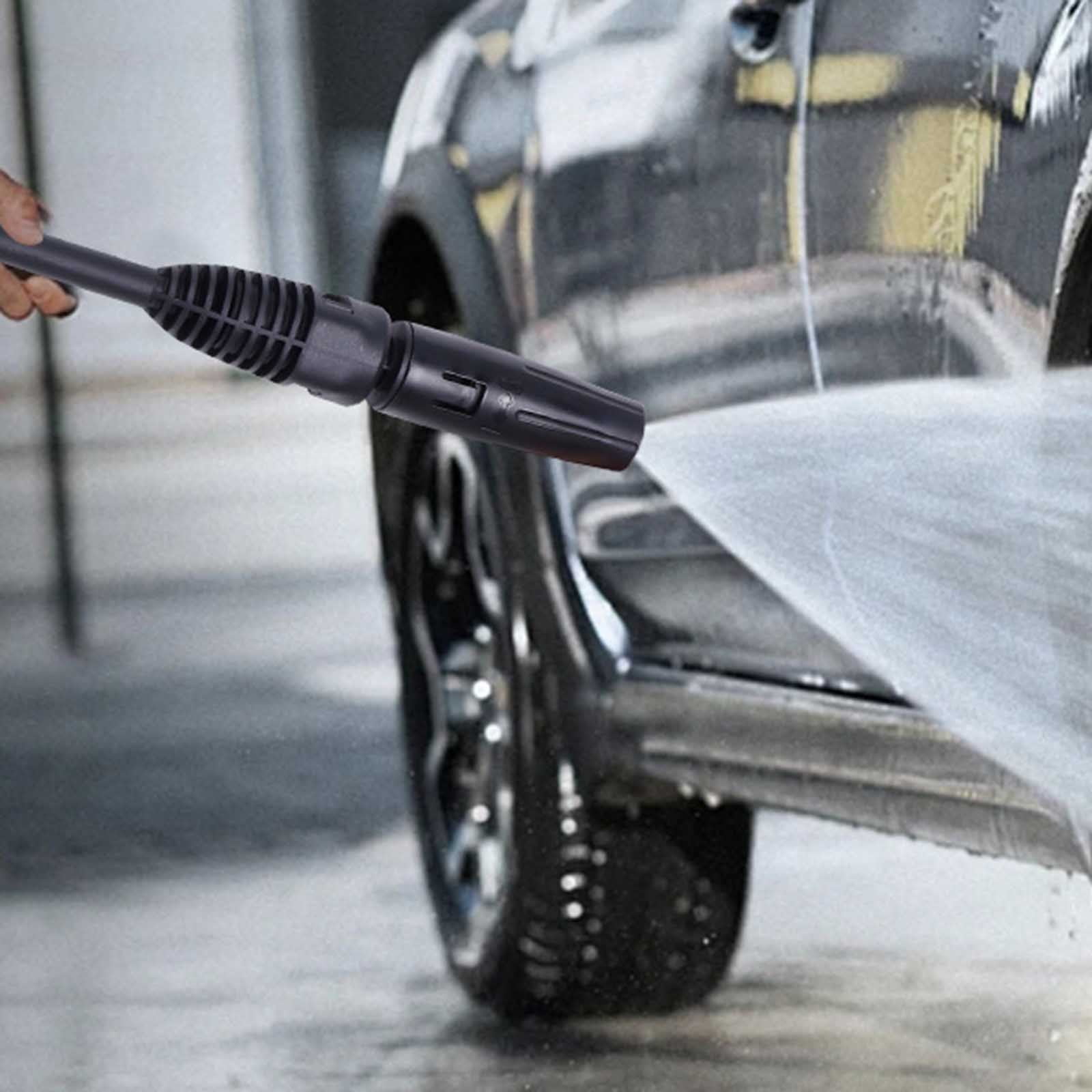 Pressure Washer High Power Water Spray For Car Cleaning With Adjustable Nozzle Universal Fit For All Vehicles Hose System