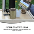 thumbnail image 5 of OATIPHO Stainless Steel Camping Cup Olive Green with Ergonomic Handle for Home Use, 5 of 5