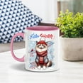 thumbnail image 4 of Hello Winter Ragdoll Smiling in Red Scarf Hat Welcome Christmas 11oz Accent Two-tone Mug Cat Lover Kitten Owner Gifts Idea Coffee Tea Cup - 00017, 4 of 5