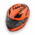 thumbnail image 2 of Zamp ZAMH045C08M FS-8 Full Face Helmet, Orange & Black - Medium, 2 of 3