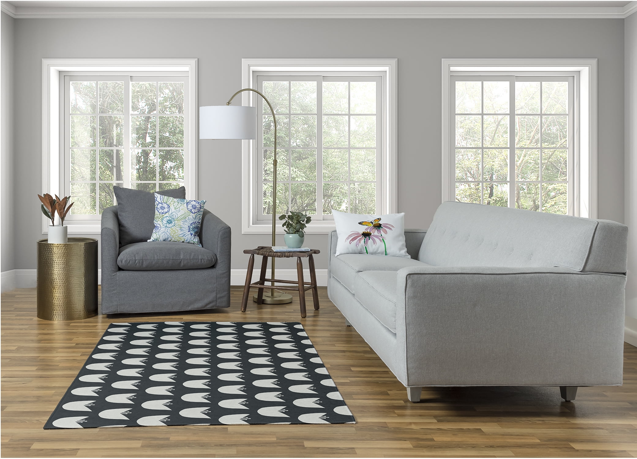 Simply Daisy Flower Power Floral Area Rug, 4' x 6'