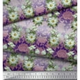 thumbnail image 3 of Soimoi Cotton Duck Fabric Leaves & Magnolia Floral Decor Fabric Printed Yard 42 Inch Wide, 3 of 3