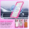 thumbnail image 2 of CASEFIV for Samsung Galaxy S26 Plus Case,[Magnetic Invisible Stand][Military-Grade Drop Protection] Slim Glossy Marble Pattern Back Shockproof Protective Phone Cover,Purple Marble, 2 of 8