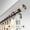 Bronze, variant on Central Design 100-59-662 1 in. Lyla Curtain Rod with 66 to 120 in. Extension, Black