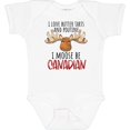 thumbnail image 3 of Inktastic I Love Butter Tarts and Poutine I Moose Be Canadian Pun Boys or Girls Baby Bodysuit, 3 of 5