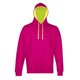 thumbnail image 1 of AWDis - Sudadera con capucha Superluminosa Modelo Superbright Hombre/Caballero - Gym/Correr (Rosa chillon/ Amarillo Eléctri), 1 of 1